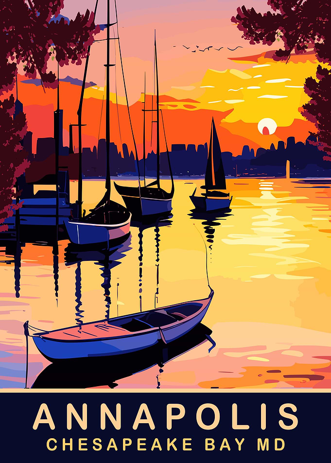 Boats on Chesapeake Bay