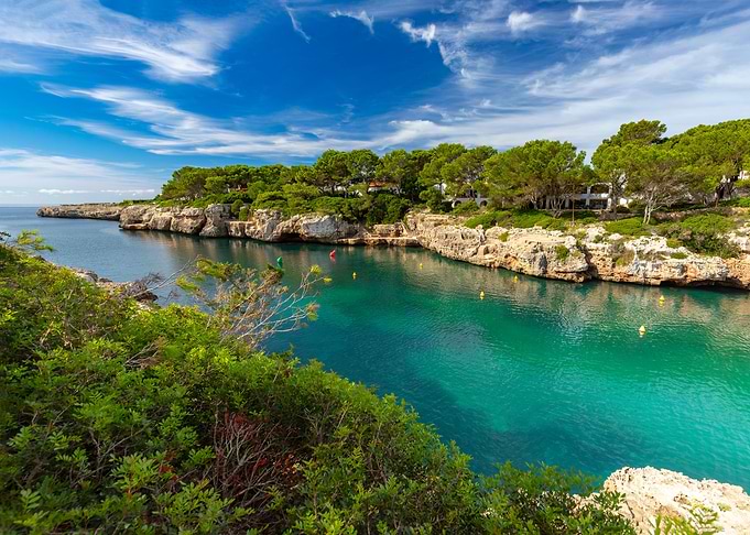 Landscape of Spain island
