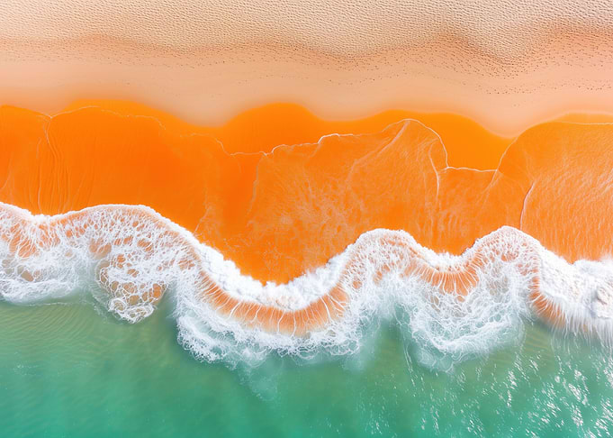 aerial beach photo