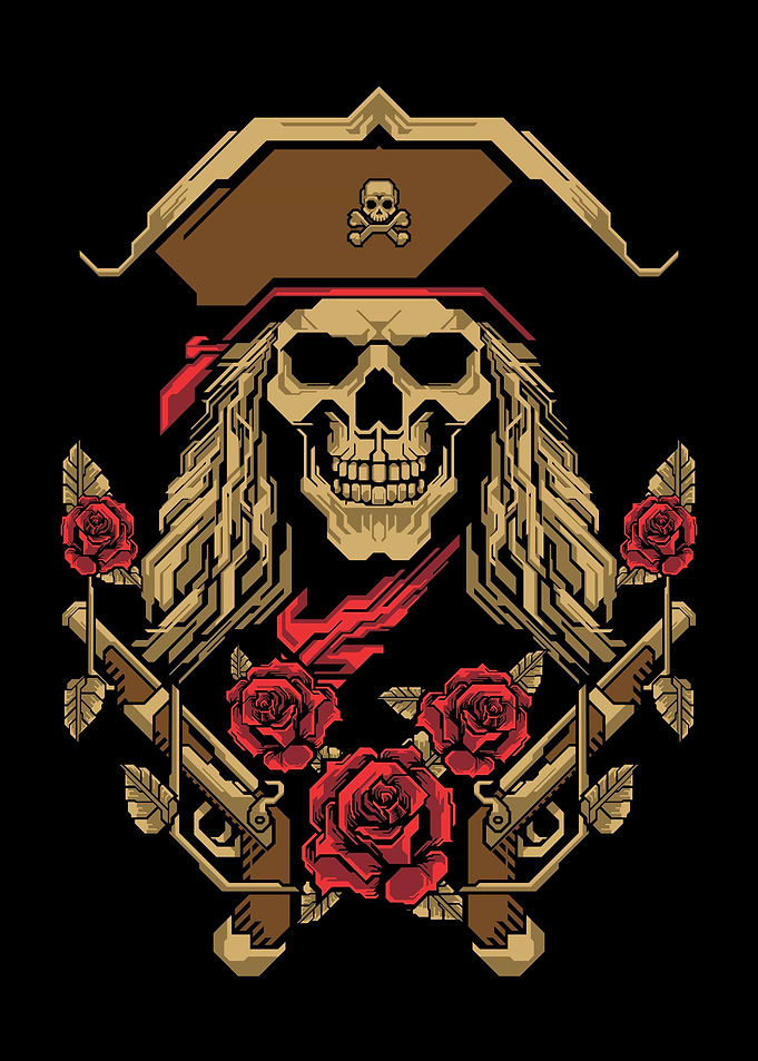 SQUARE SKULL PIRATES