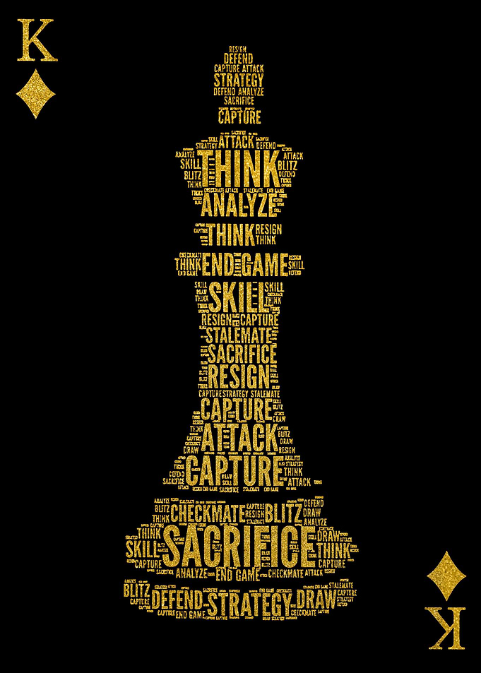Chess King Word Cloud