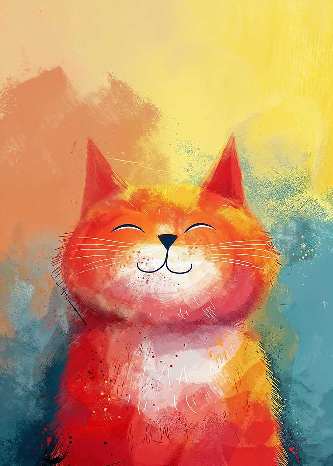 Sunny Feline Grin