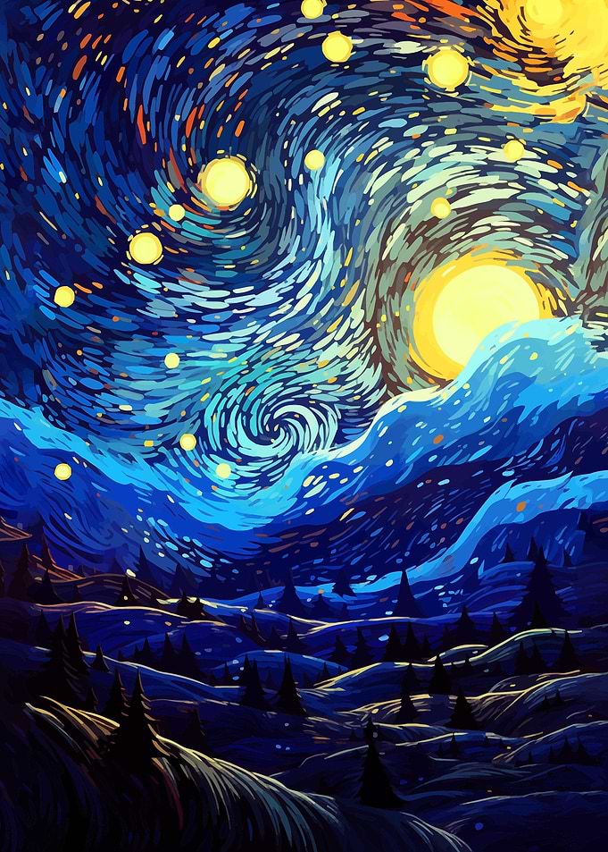 Magical Starry Night