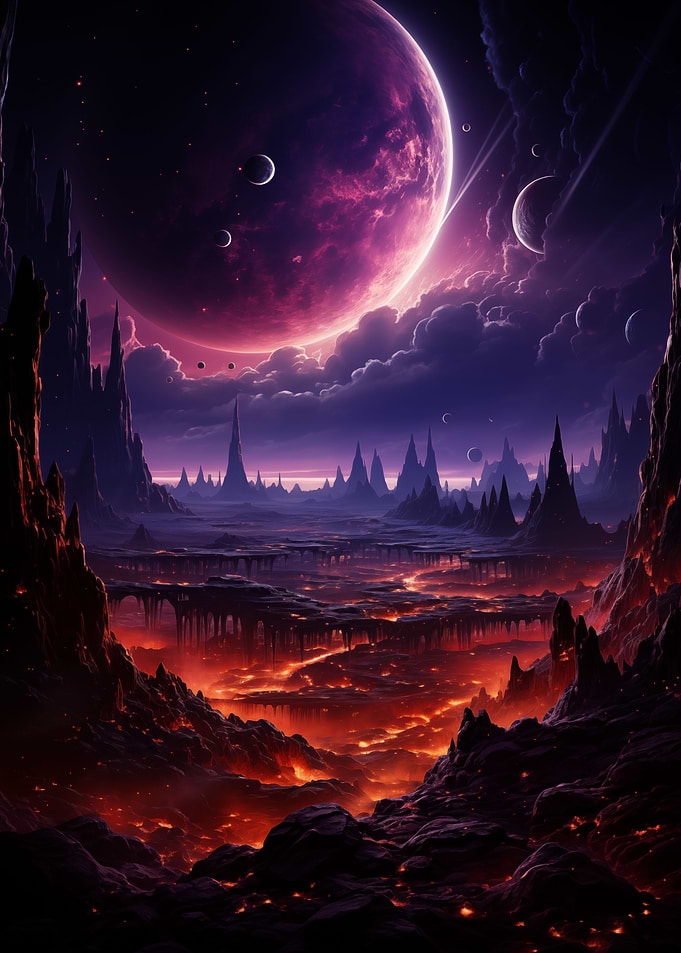 Space Fantasy Landscape