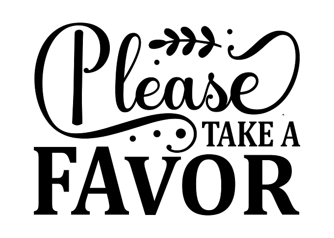 Take a Favor Wedding Sign