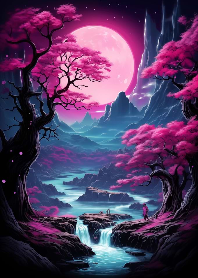 River Landscape Fantasy