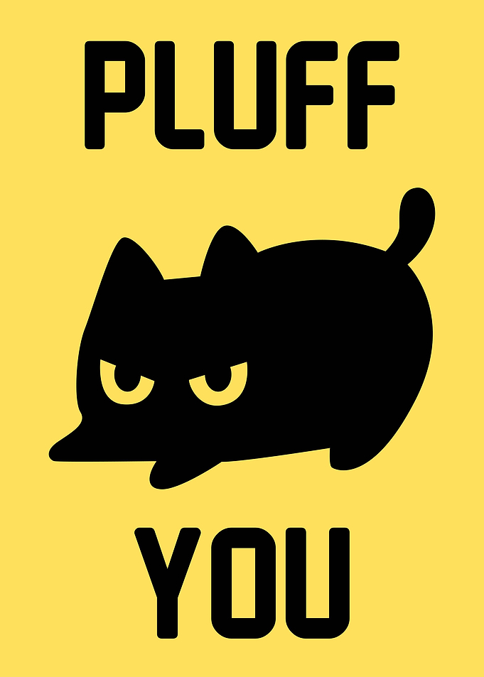Cat Pluff Meme Nerd
