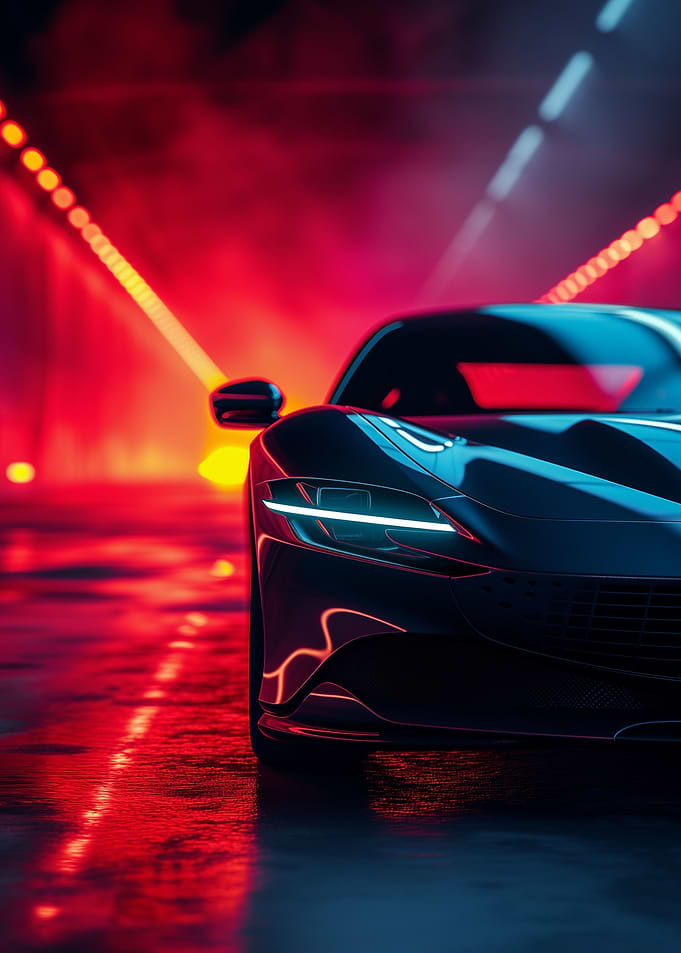 Neon Ferrari Cool