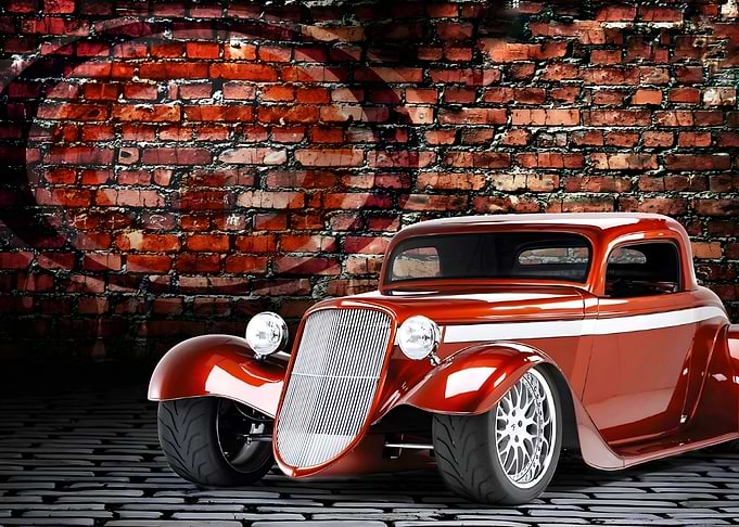 Hot road custom car