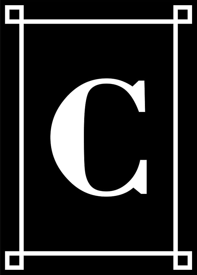 Alphabet C Initial Poster