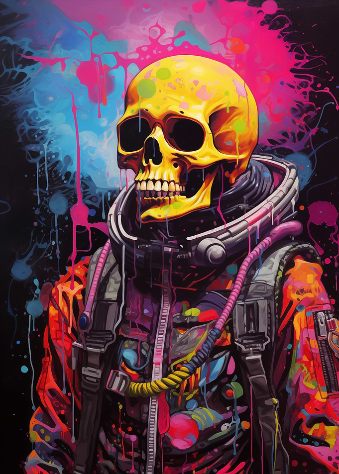 Skeleton Astronaut