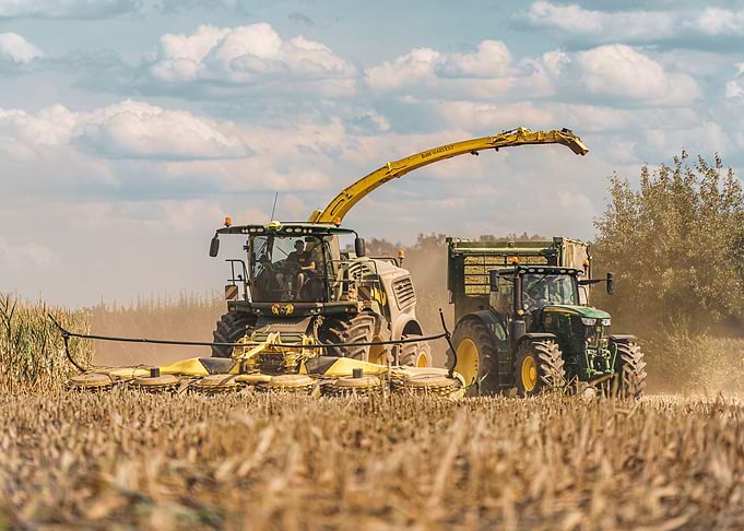 Chopping Corn in Bavaria