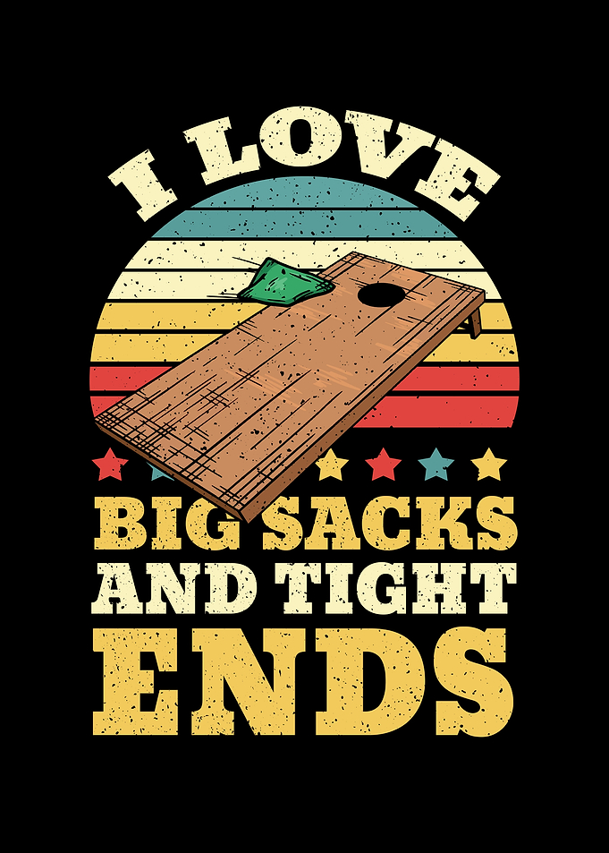 Funny Cornhole Retro