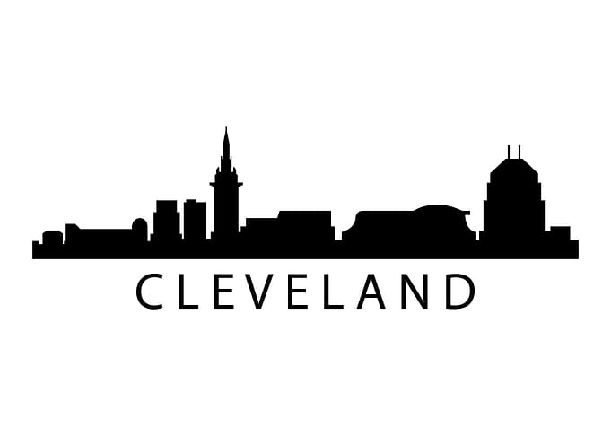 Cleveland skyline
