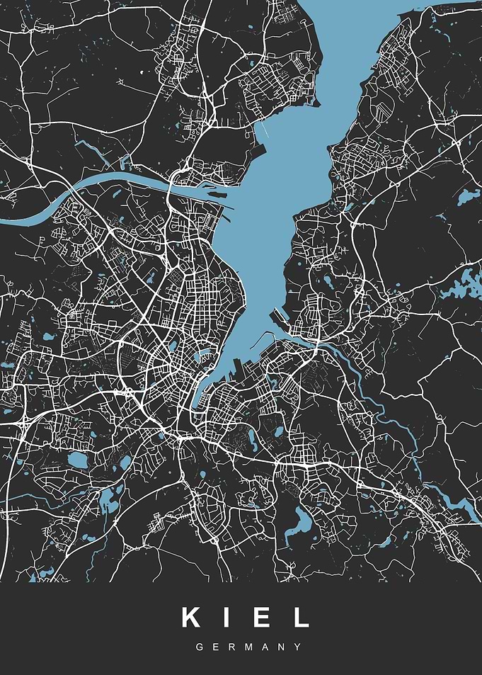 MAP KIEL GERMANY