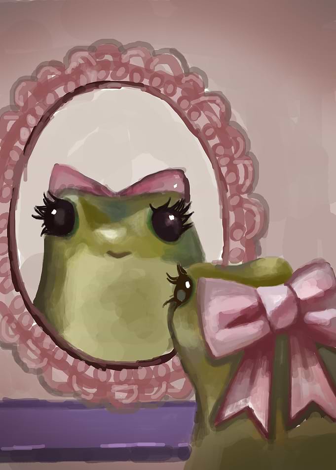 cottage frog aesthetic