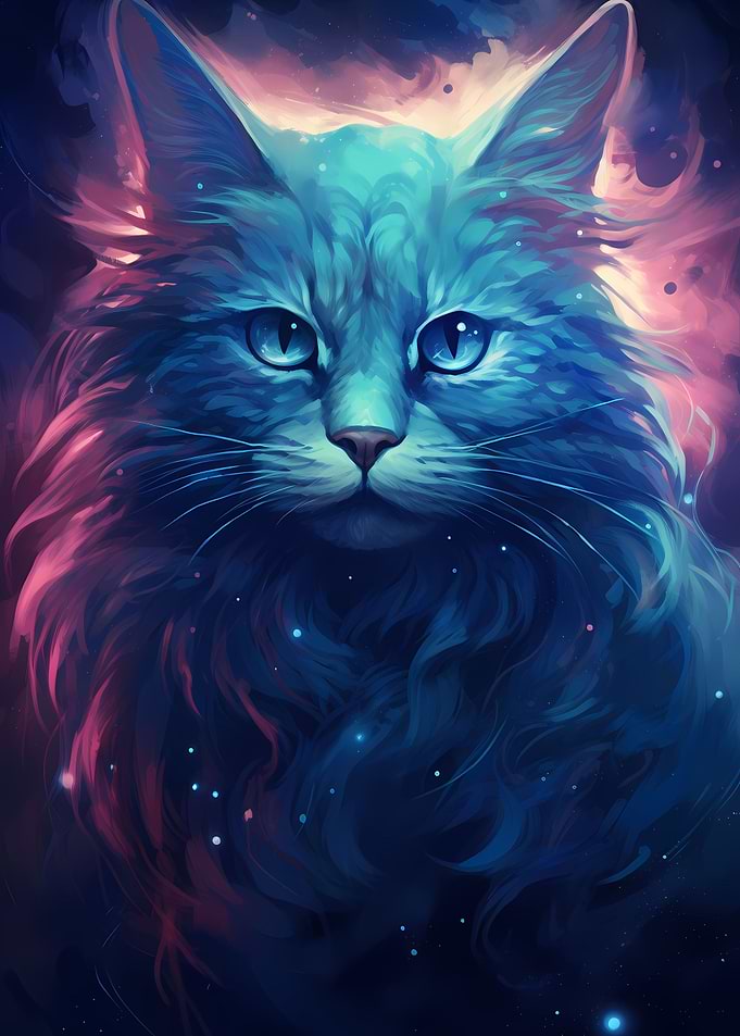 Cat on Galaxy