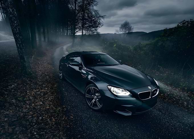 BMW M6 headlights