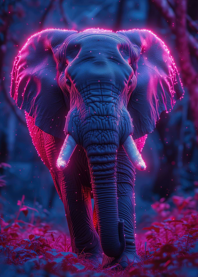 Neon Elephant