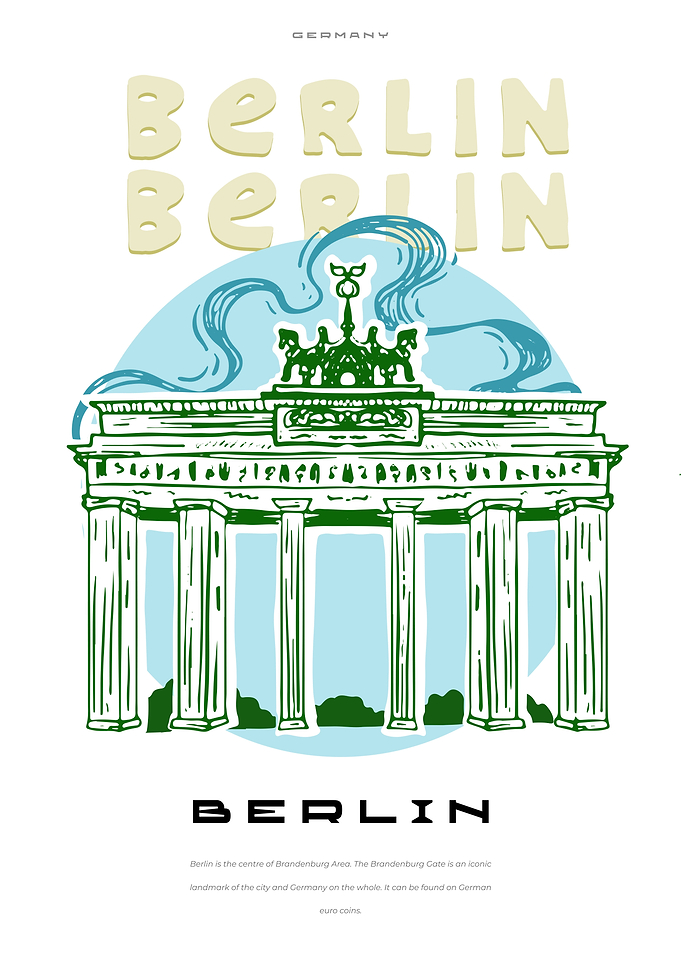 Berlin big city poster