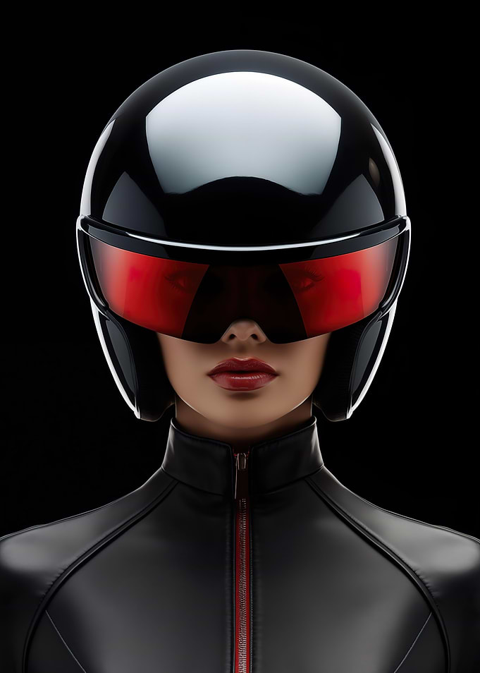 Woman Racing helmet