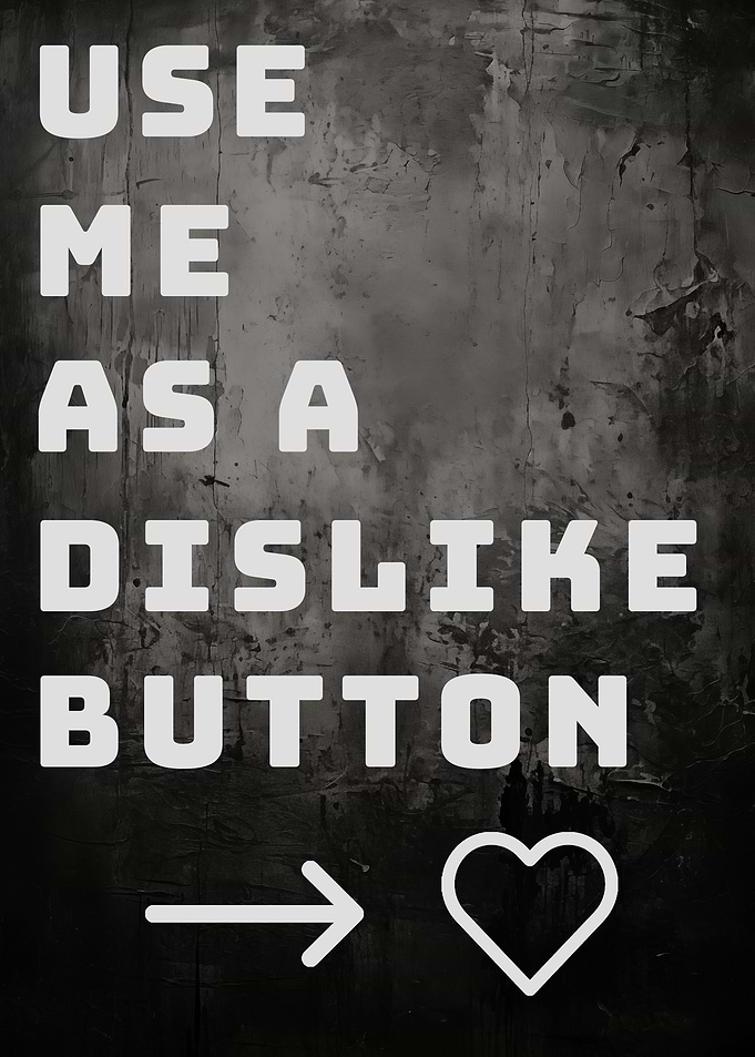 Use me as a dislike button