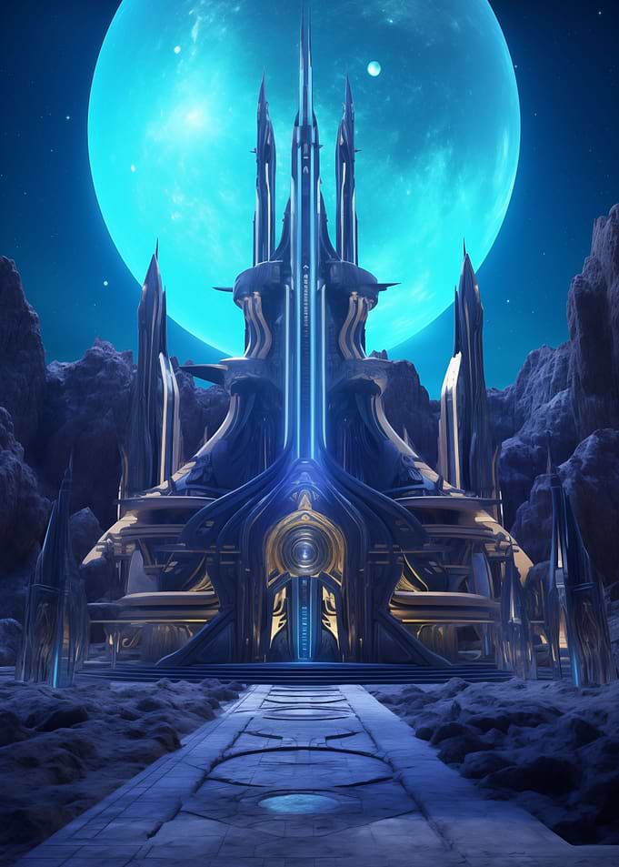 Abstract Lost Temple