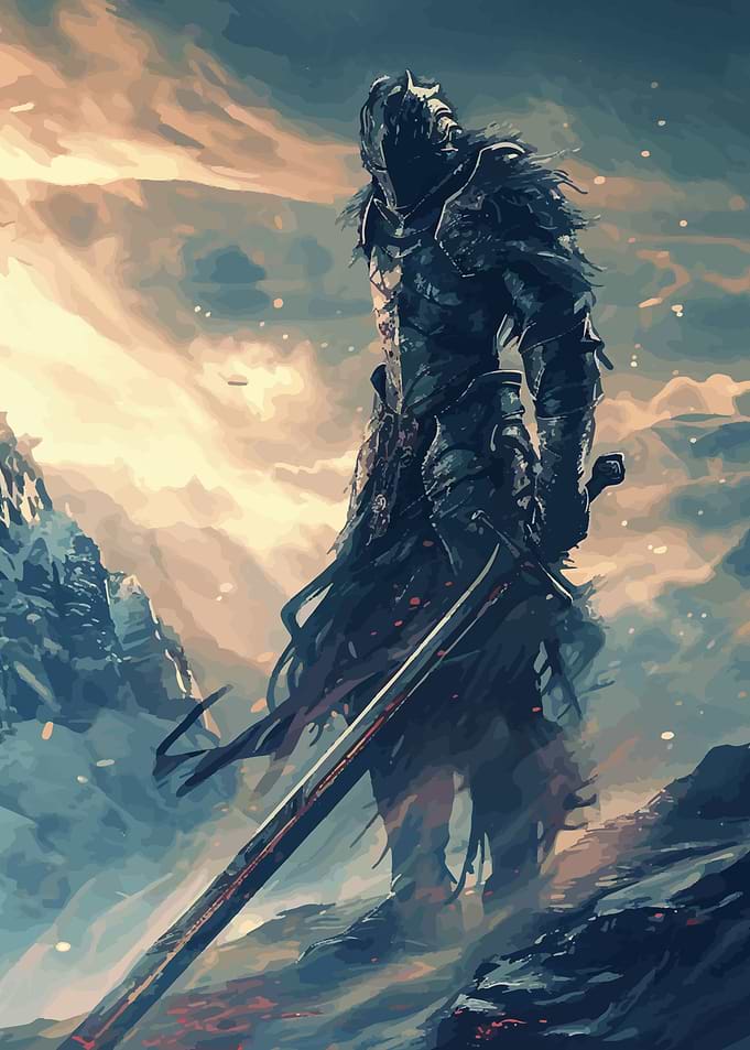 Dark snow Knight