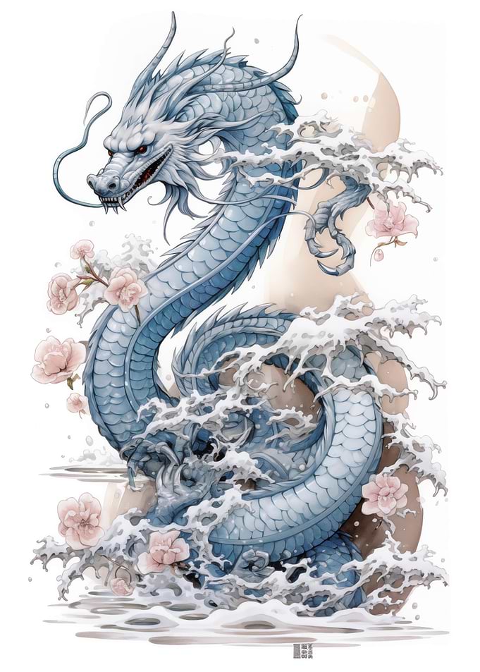 Dragon Waves Japanese