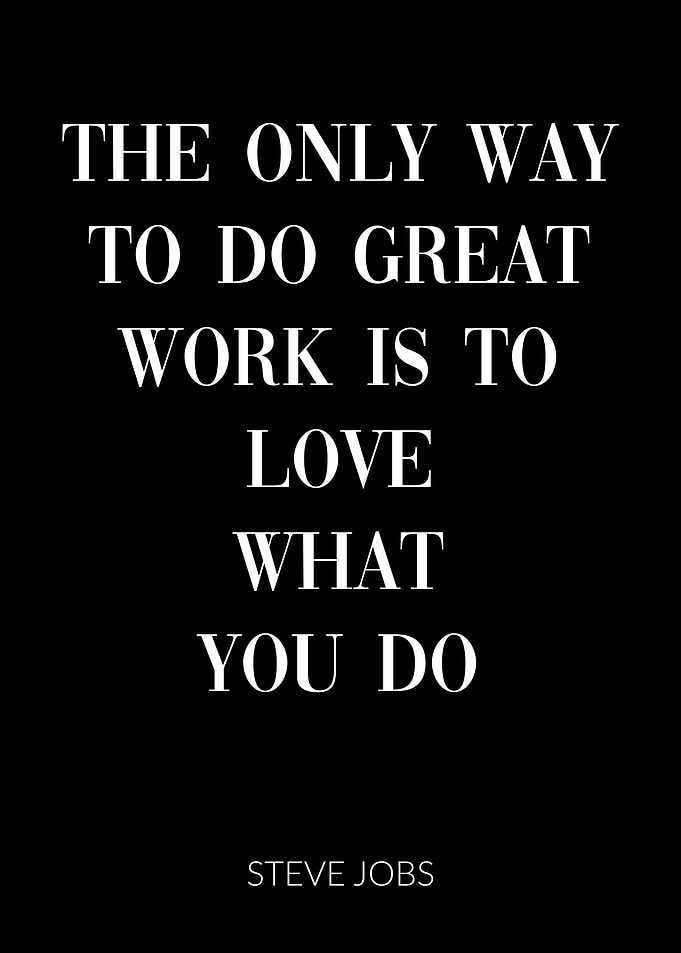 Steve Jobs Quote Work