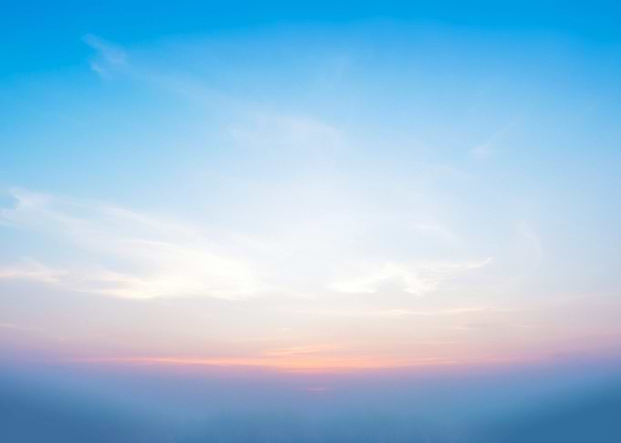 sunrise blue sky Poster