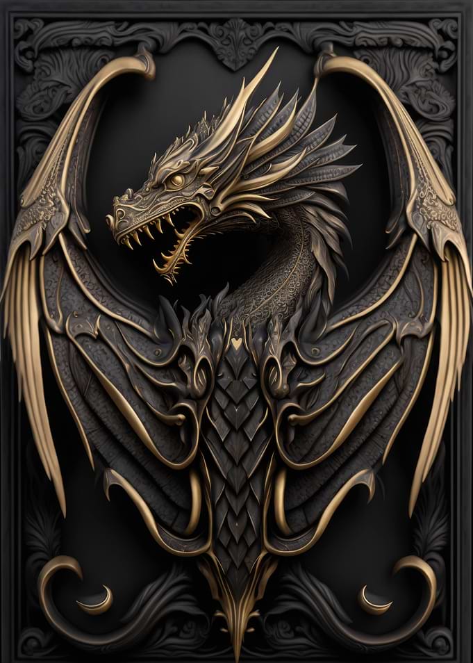 Drago Gold Decor