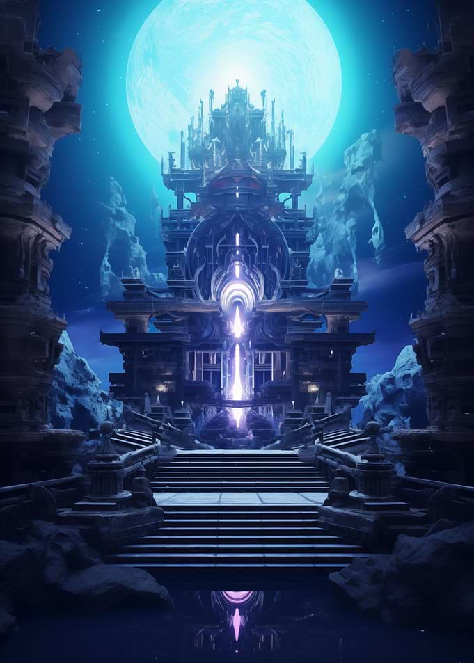 Abstract Lost Temple