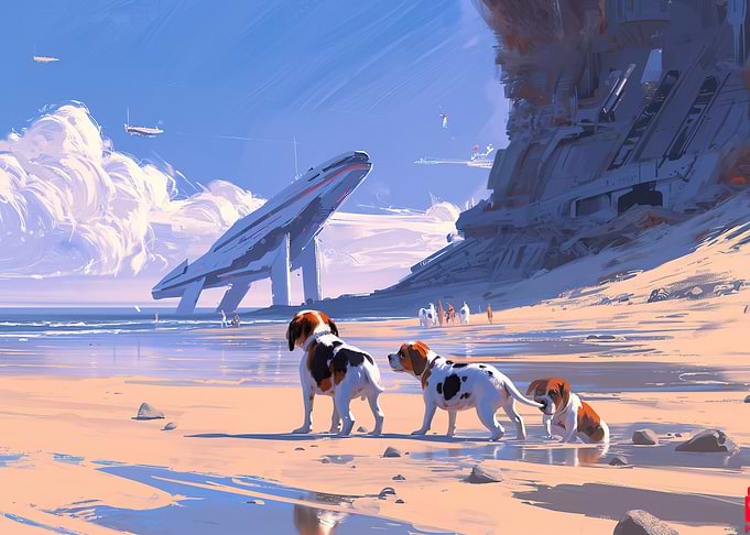 Cute puppy future