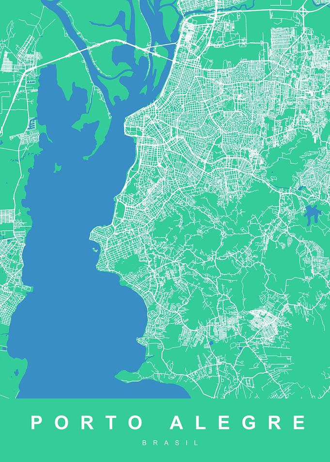 MAP PORTO ALEGRE BRASIL