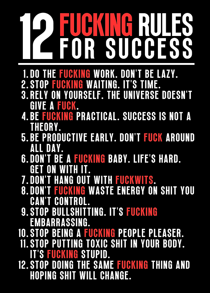 12 Rules For Success