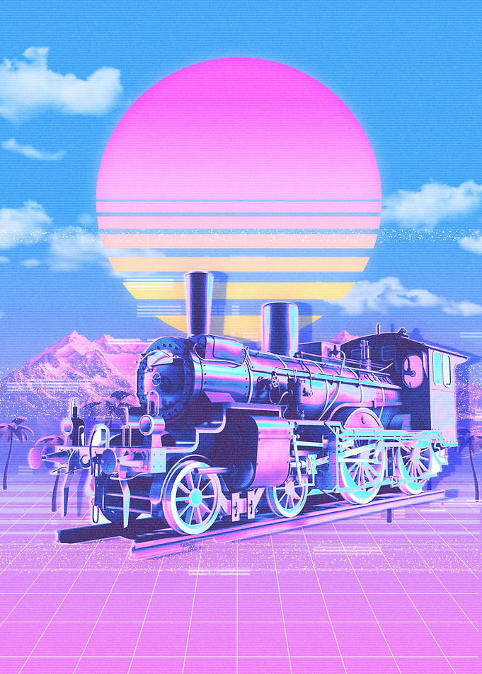 Vapor Wave Train