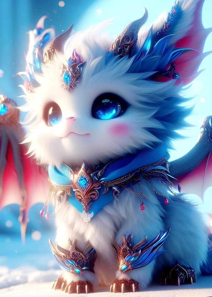 Cute fuzzy animal