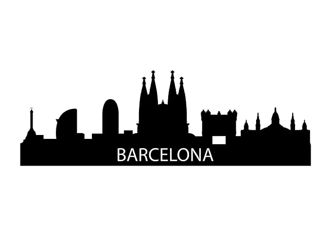 Barcelona skyline