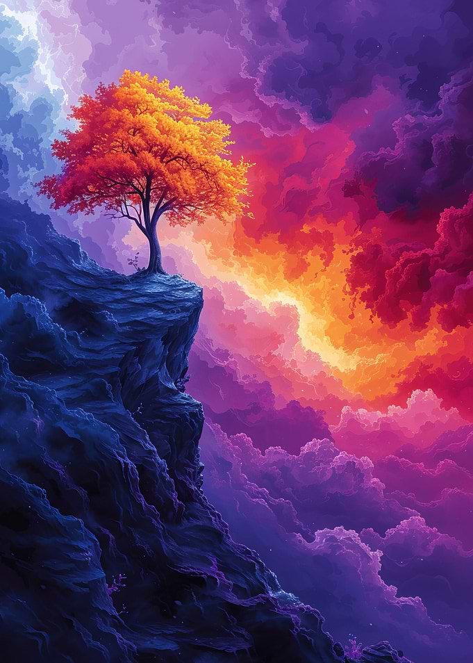 Dreamy Lone Tree