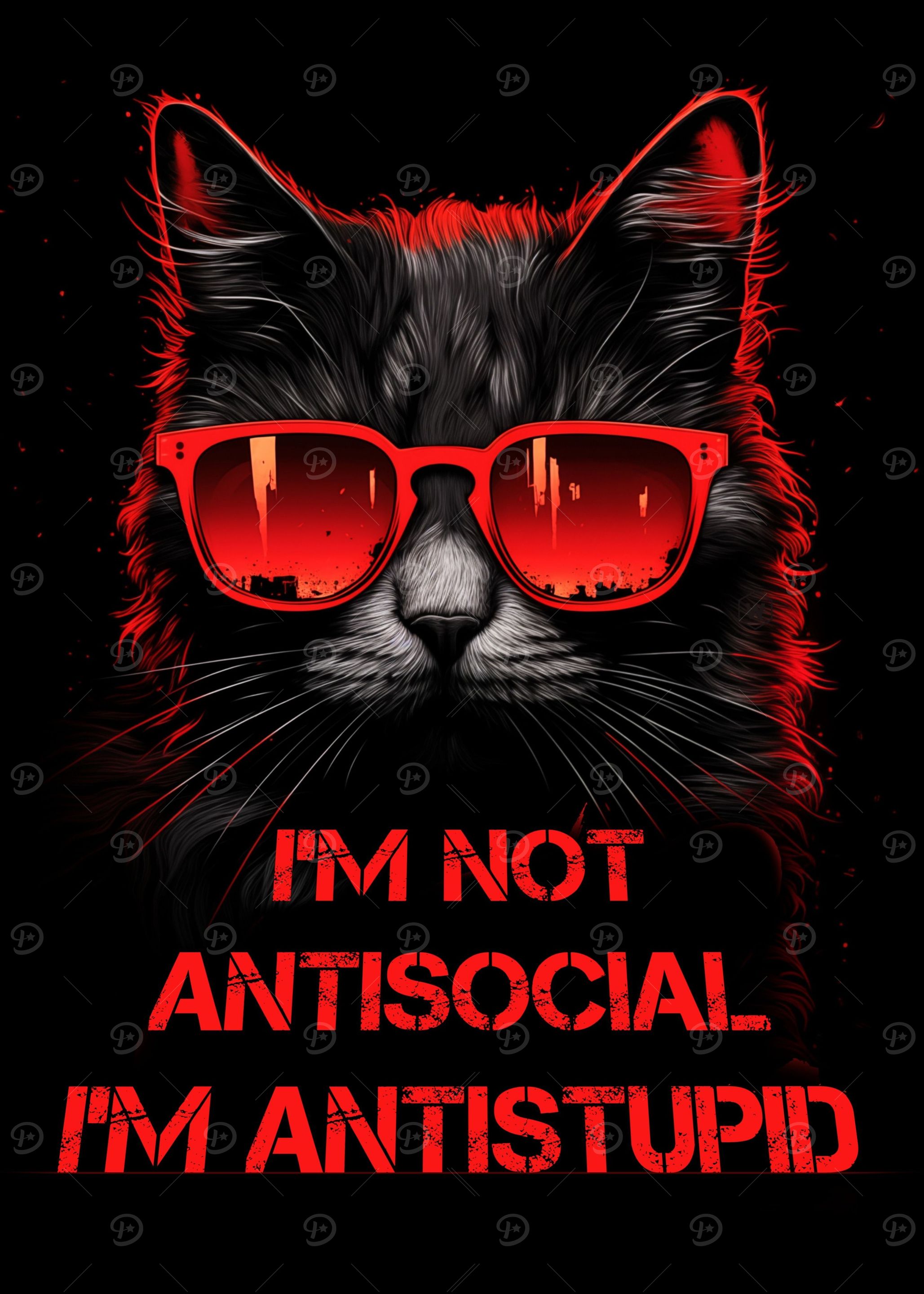 Funny Cat Antistupid