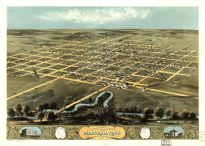 Marshalltown Iowa 1868
