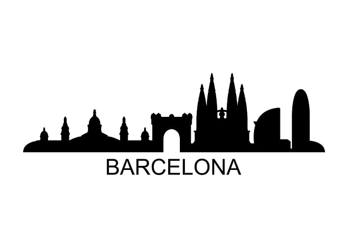 Barcelona skyline