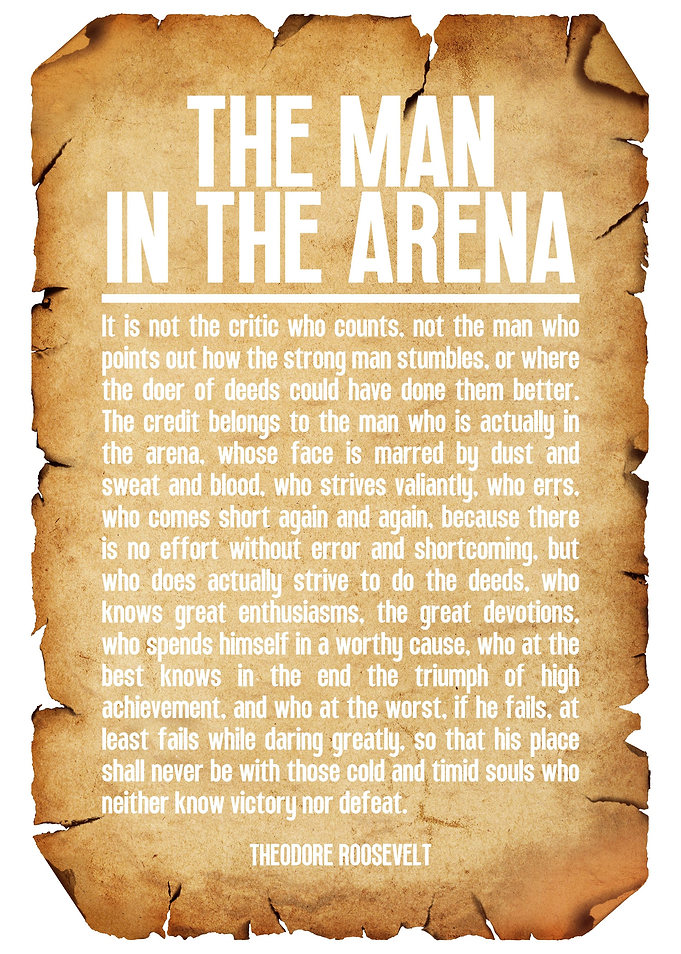 The Man in the Arena