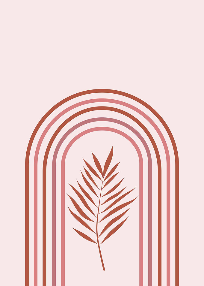 Abstract leaf on Arches