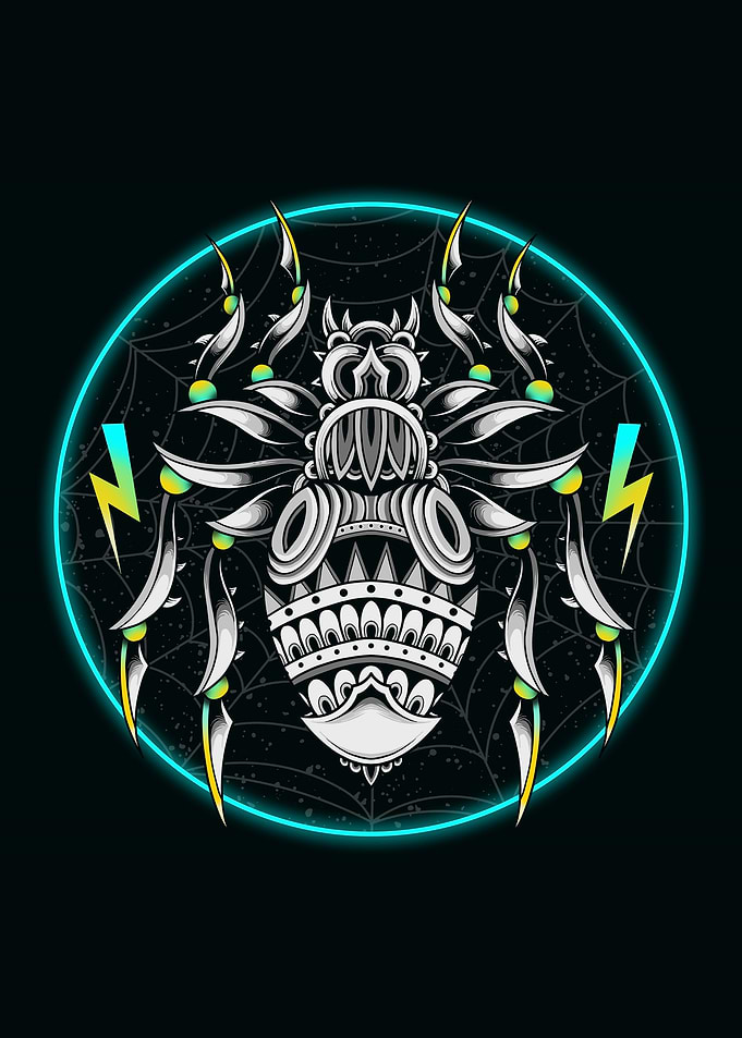Retrowave Spider