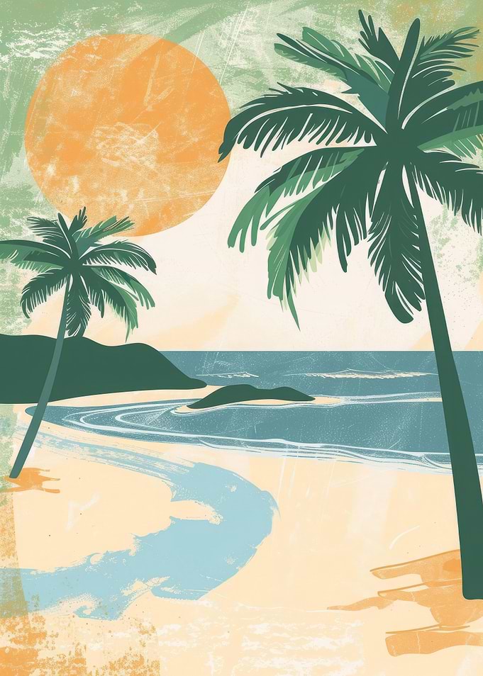 Beach Landscape Minimalist