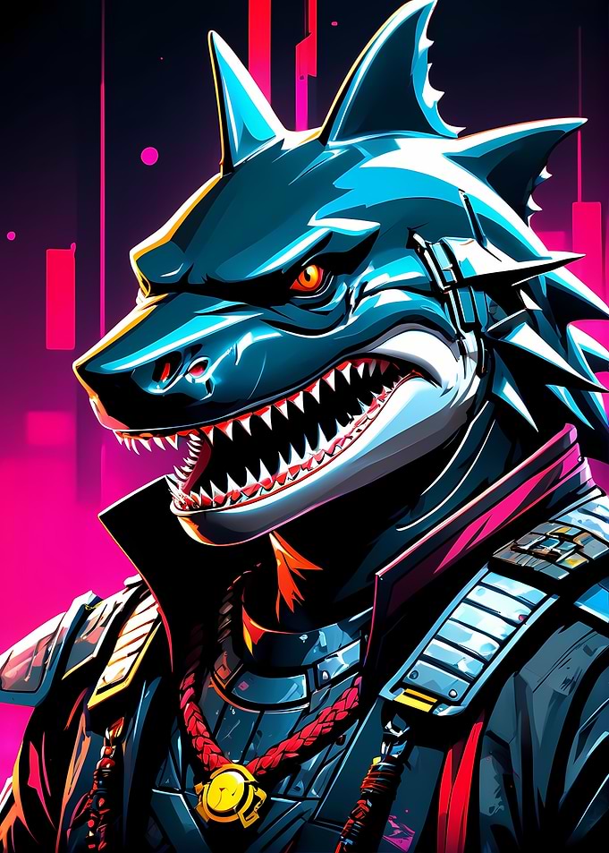 Brutal Samurai Shark