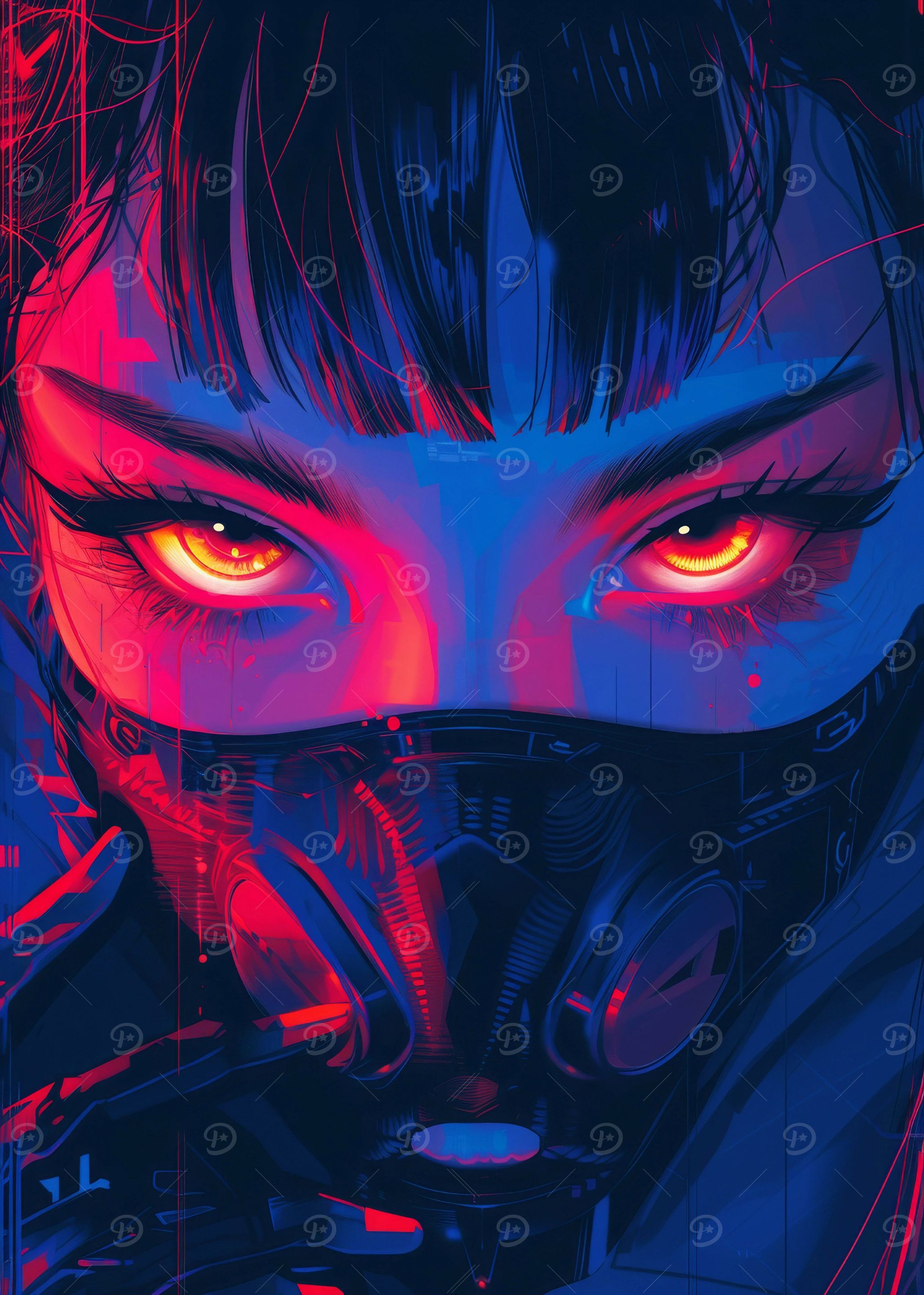 Futuristic Cyberpunk Girl