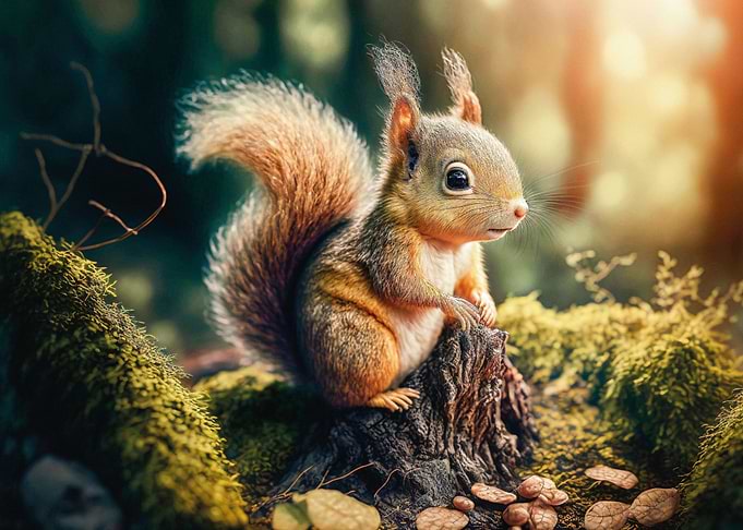 Cute Baby Squirrel Kids
